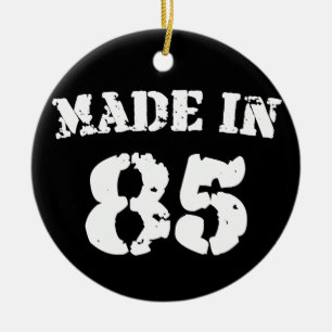Made in 1985 keramikornament