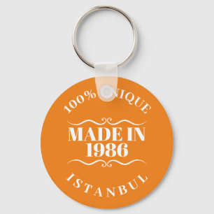 Made in 1986 schlüsselanhänger