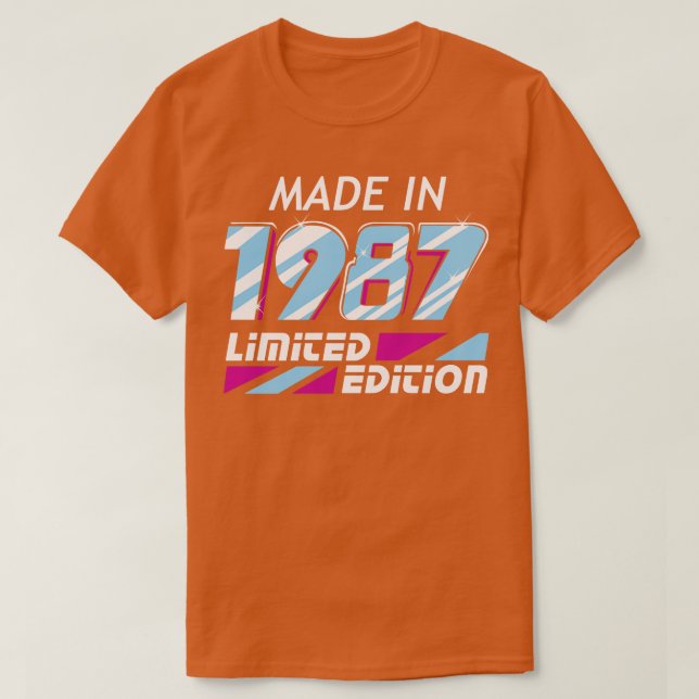 Made in 1987 Limited Edition 1 T-Shirt (Design vorne)