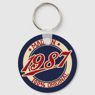 Made in 1987 schlüsselanhänger