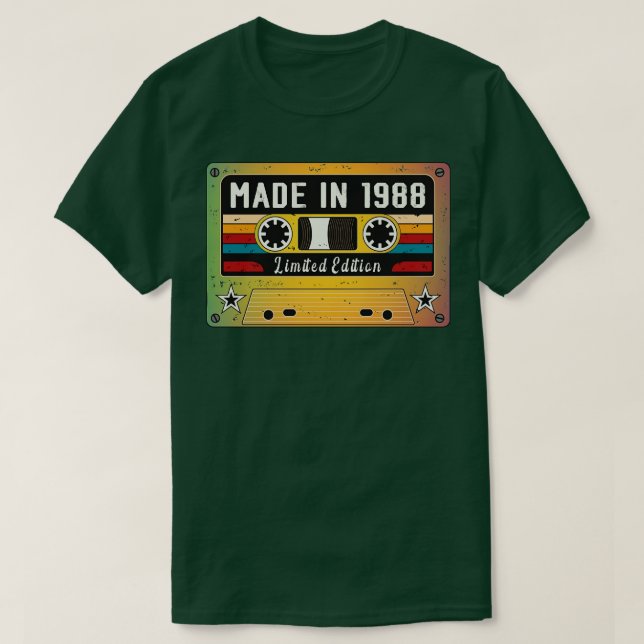 Made in 1988 T-Shirt (Design vorne)