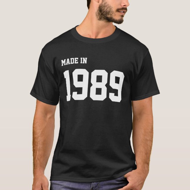Made in 1989 T-Shirt (Vorderseite)