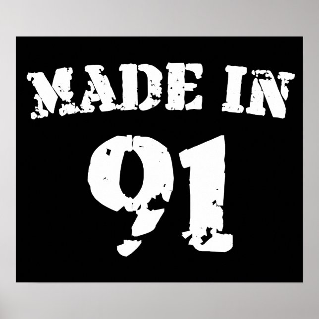 Made in 1991 poster (Vorne)