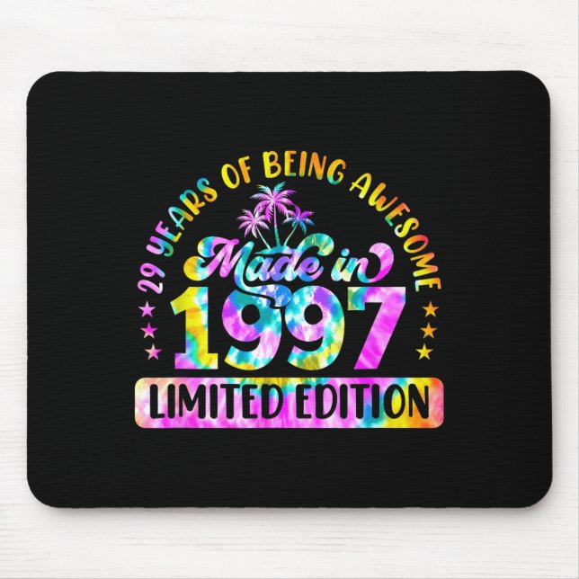 Made In 1997 Limited Edition 29 Birthday 29 Year O Mousepad (Vorne)