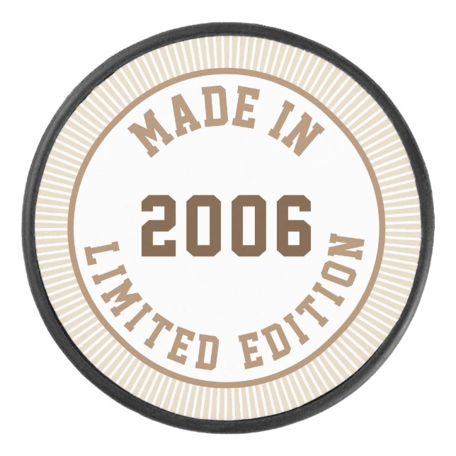 Made in 2006 eishockey puck (Vorderseite)