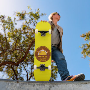 MADE IN 2013 lustiges Geburtstagsgeschenk Skateboard