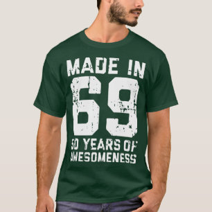 Made in 69 50 Years of Awesomeness Game T-Shirt