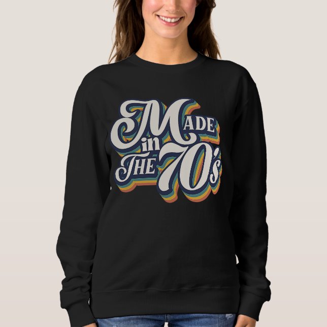Made in 70er sweatshirt (Vorderseite)