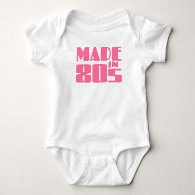 Made in 80er baby strampler (Vorderseite)