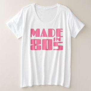 Made in 80er große größe T-Shirt