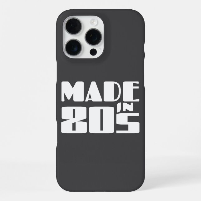 Made in 80er iPhone hülle (Rückseite)