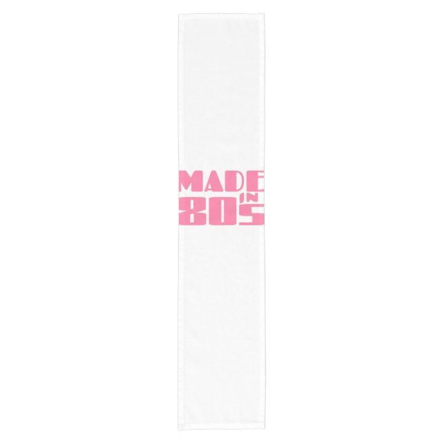 Made in 80er kurzer tischläufer (Vorderseite)
