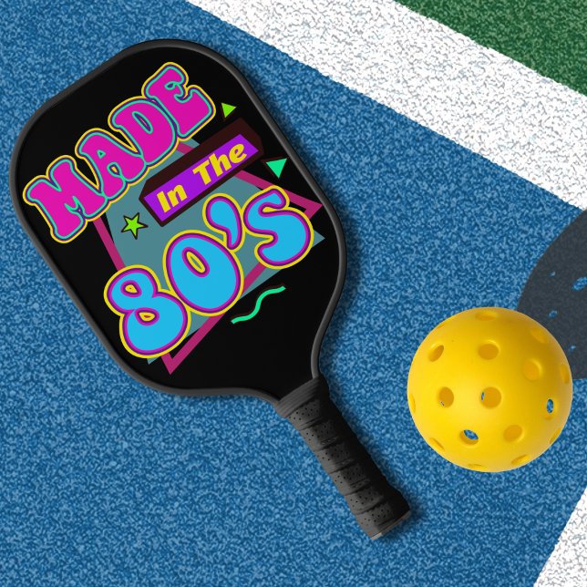Made in 80er Neon Pickleball Paddle (Von Creator hochgeladen)