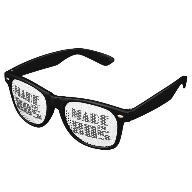 Made in 80er partybrille (Schrägansicht)