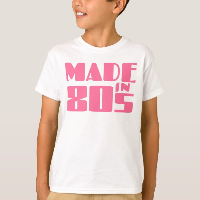 Made in 80er T-Shirt (Vorderseite)