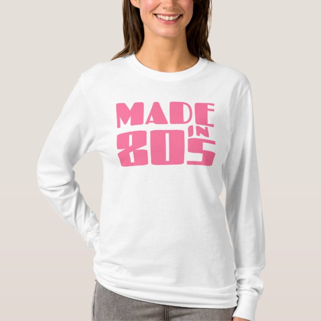 Made in 80er T-Shirt (Vorderseite)
