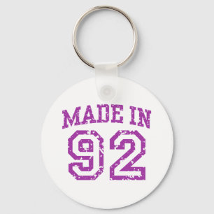 Made in 92 schlüsselanhänger
