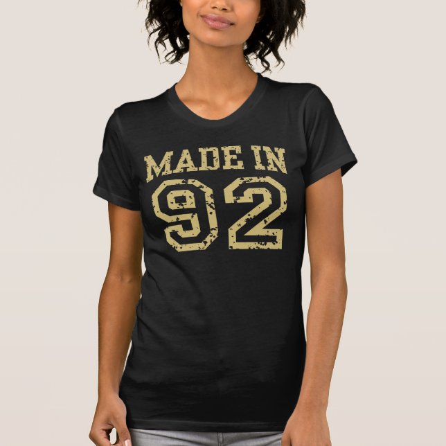 Made in 92 T-Shirt (Vorderseite)