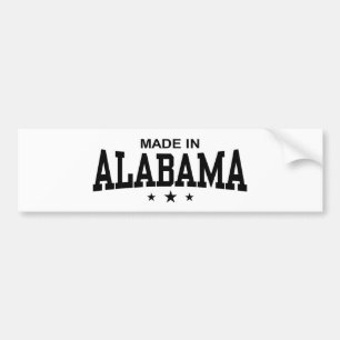 Made in Alabama Autoaufkleber