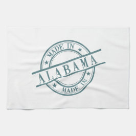 Made in Alabama Briefmarke Logo Green Kitchen Hand Geschirrtuch