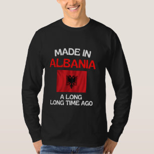 Made in Albanien vor langer Zeit Funny Albanian Bi T-Shirt