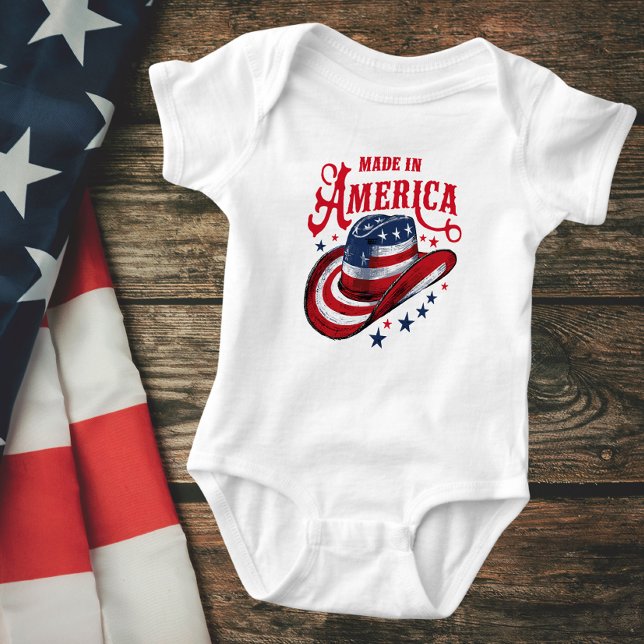 Made in America Baby Bodysuit Strampler (Von Creator hochgeladen)