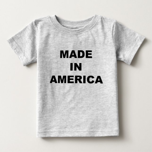 Made in America Baby T-shirt (Vorderseite)