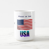 " Made in America " Kaffee Tasse.