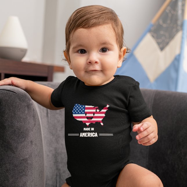 "Made in America" Personalisiert Baby Strampler (Von Creator hochgeladen)
