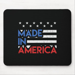 Made in America stolz Niedlich Geboren in USA 4. J Mousepad