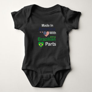 Made in America with brasilian parts,baby gift Baby Strampler