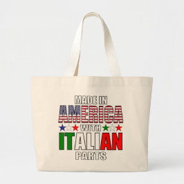 Made in America with Italian Parts Jumbo Stoffbeutel