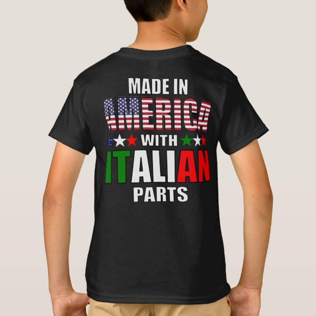 Made in America with Italian Parts T-Shirt (Rückseite)