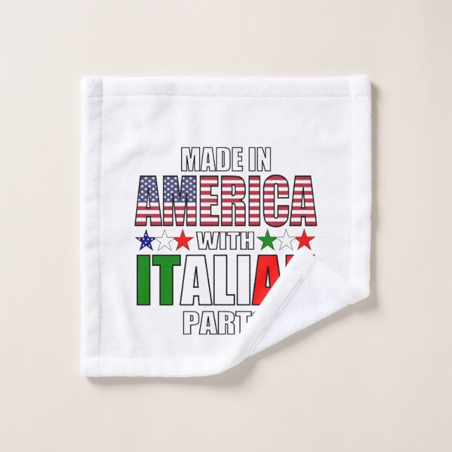 Made in America with Italian Parts Waschlappen (Waschlappen)