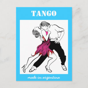 Made in Argentina Tango Postkarte