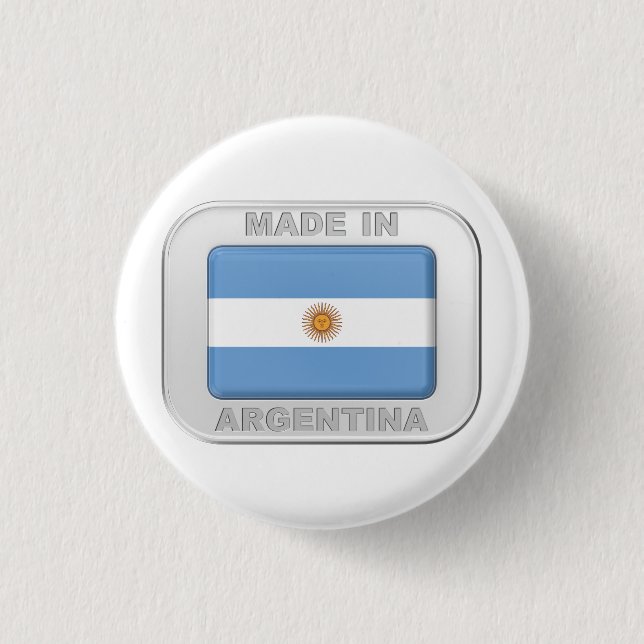 Made in Argentinien Button (Vorderseite)