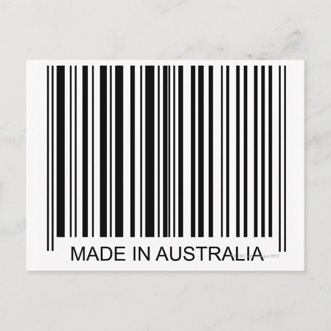 Made in Australia Postkarte (Vorderseite)
