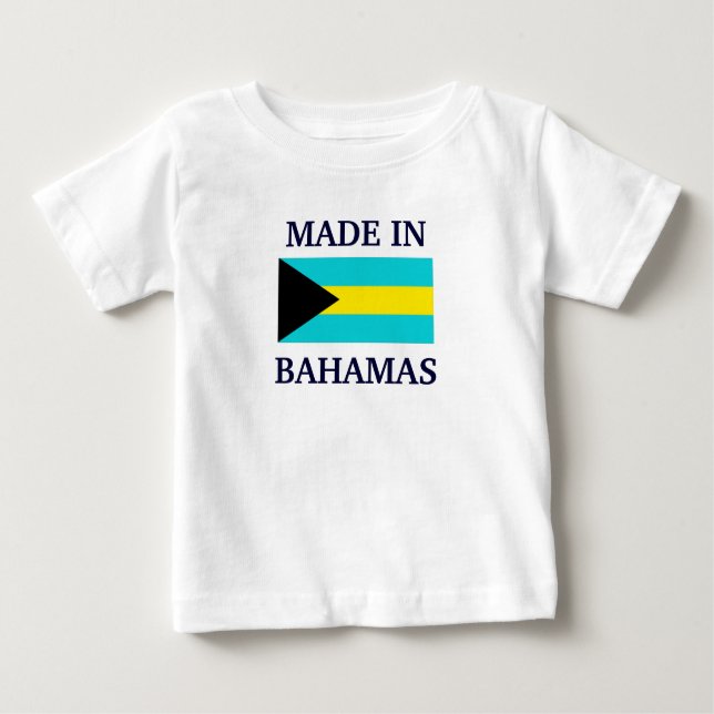 Made in Bahamas Baby T-shirt (Vorderseite)