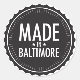 Made in Baltimore Aufkleber
