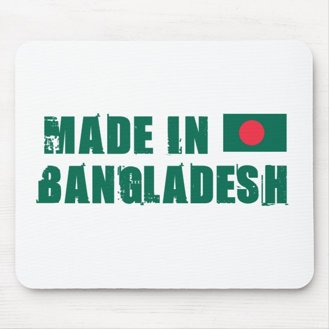 Made in Bangladesch Mousepad (Vorne)