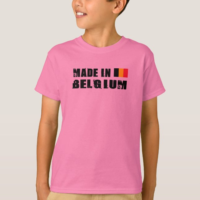 Made in Belgien T-Shirt (Vorderseite)