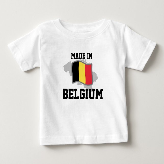 Made in Belgium Baby T-shirt (Vorderseite)
