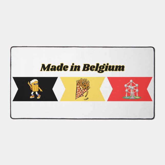Made in Belgium Schreibtischunterlage (Vorderseite)