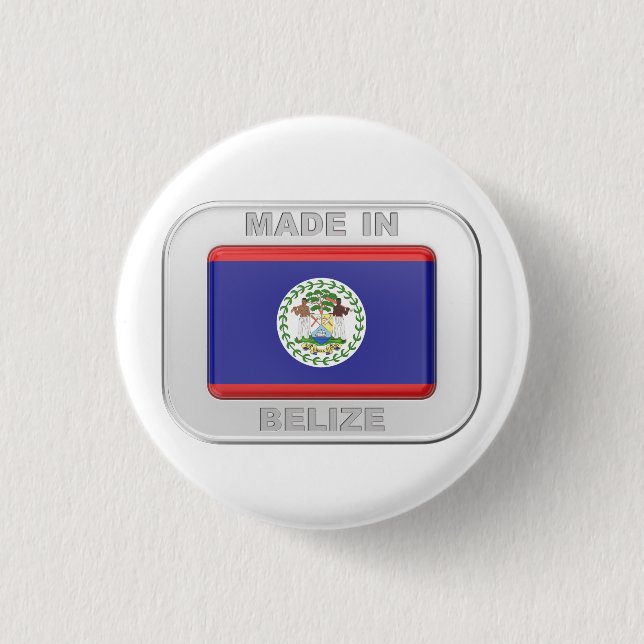 Made in Belize Button (Vorderseite)