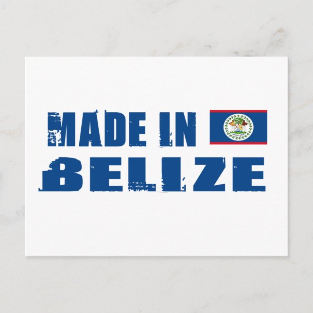 Made in Belize Postkarte (Vorderseite)