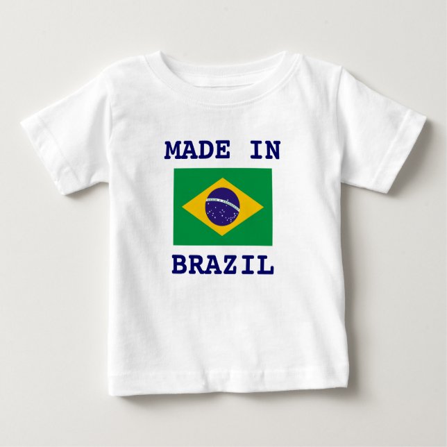 Made in Brasilien Baby T-shirt (Vorderseite)