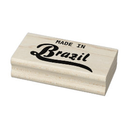 Made in Brasilien Gummistempel