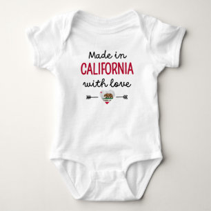 Made in California mit Liebe Baby Strampler
