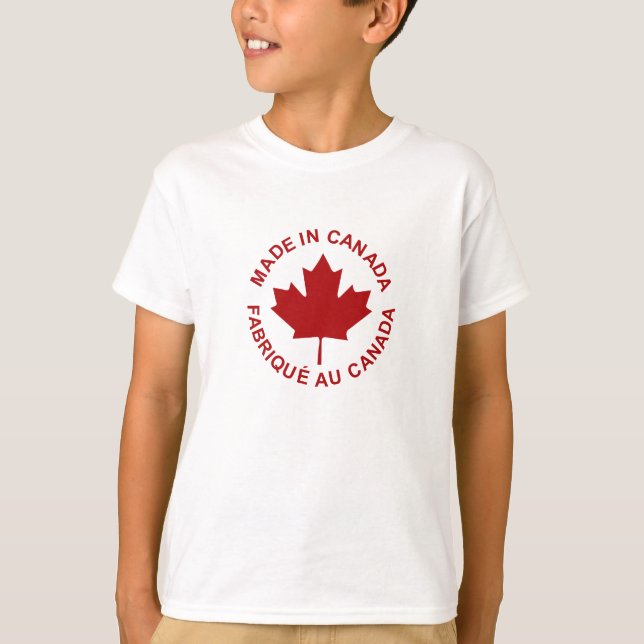 Made in Canada Kids T - Shirt (Vorderseite)