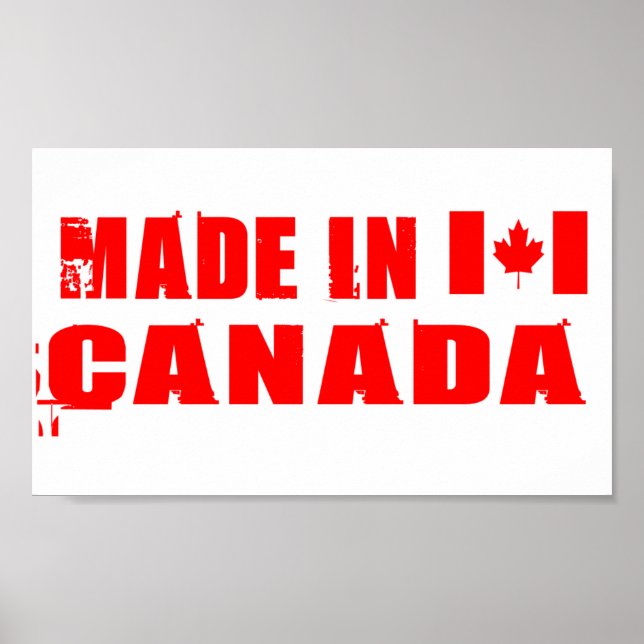 Made in Canada Poster (Vorne)